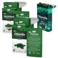 ZELENÝ JAČMEŇ + CHLORELLA + KOVOVÁ BOX Green Ways 100% BIO