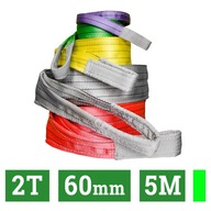 2T 60MM 5M žeriavový popruh záves so slučkami