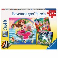 Ravensburger Puzzle stvorenia 3x49 ks. 093670