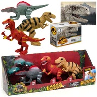 DINOSAURS VEĽKÉ POHYBLIVÉ POSTAVY 22 CM SET + BEZPLATNÁ HÁDANKA JURSKÉHO SVETA