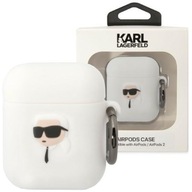 KARL LAGERFELD KRYT POUZDRA NA AIRPODÁKY 1/2 BIELE