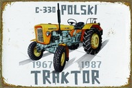 Dekoratívne plakety poľský traktor C-330