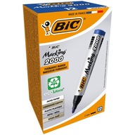 BIC MARKER PERMANENT 2000modrý okrúhly 12ks