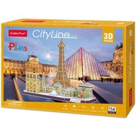 3D puzzle 114 dielikov City Line Paris Cubic Fun