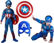 OUTFIT CAPTAIN AMERICA MASKA SHIELD MUSCLES 110/116