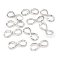 Konektor Infinity Metal Alloy 12x30x2mm 10ks