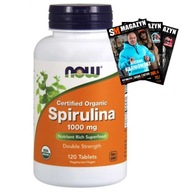 NOW POTRAVINY BIO SPIRULINA 1000 MG VEGE 120 TAB