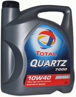 Total Quartz 7000 Dieselový motorový olej 5 l 10W40