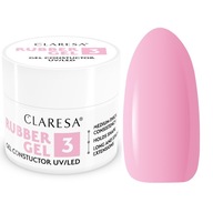 Claresa Rubber Gel Builder Stavebný gél na predlžovanie nechtov 3 12g