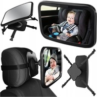 Zrkadlo na pozorovanie dieťaťa pri cestovaní v aute 360 ​​veľké autozrkadlo