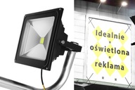 HALOGÉN LED 50W DRŽÁK REKLAMNEJ LAMPY 40c