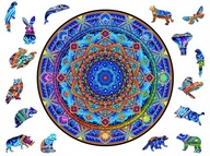 Prémiové drevené puzzle pre dospelých Mandala Unwavering Peace L 200 ks