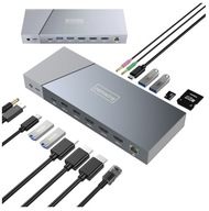 HUB USB-C 16v1 Display Link 3x HDMI Macbook M1 M2