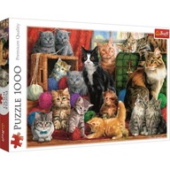 PUZZLE 1000 EL - Cat meeting, CREFL 10555