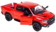 DODGE RAM 1500 KOVOVÝ MODEL KINSMART 1:46 ČERVENÁ