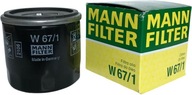 MANN W67/1 OLEJOVÝ FILTER MAZDA, NISSAN QASHQAI