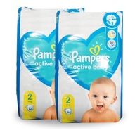 PAMPERS 2 ACTIVE BABY PLIENKY 132ks