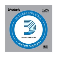 D \ 'ADDARIO PL012 oceľový drôt .012