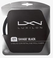 Tenisový výplet Luxilon Savage 1,27 mm / 12,2 m čierny