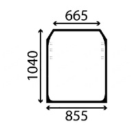 čelné sklo JCB 530 (AR), 532 (AB), 532 (AR)