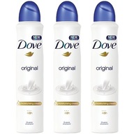 Dove Antiperspirant v spreji Original 3x250ml