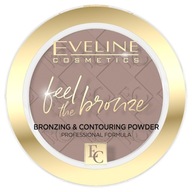 Eveline Feel The Bronze Bronzujúci a kontúrovací púder č. 01 Milky Way 4 g