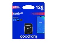 PAMÄŤOVÁ KARTA GOODRAM MICRO SD 128GB TRIEDA 10 UHS