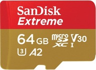 Karta SanDisk Extreme 64GB micro SDXC 160 MB/s