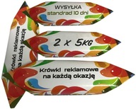 REKLAMNÉ FUDGY s LOGOM a vlastnou potlačou, 2 x 5 kg