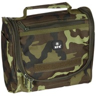 Rolovacia cestovná kozmetická taška Camo cestovná taška MFH Washbag M95 CZ Camo