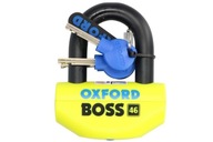 ZABEZPEČENIE PROTI KRÁDEŽI OXFORD Boss visiaci zámok, žltý, 16mm kolík