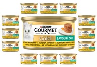 Purina GOURMET GOLD kuracie mrkvové krmivo 12x85g