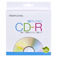 CD Memorex CD-R 700MB x52 + obálky 100ks