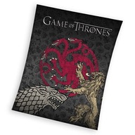 GAME OF THRONES FLÍSOVÁ DEKA Dračí domček 150x200cm