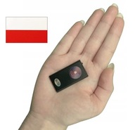 Mini malý špionážny hlasový záznamník 32GB draVires odpočúvanie + nálepka