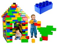 Poľské MEGA Blocks tehly GIGANTS + kolieska 141 el.