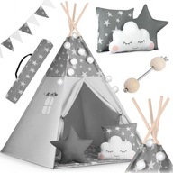 TIPI vigvamový stan pre deti TEEPEE Garland Pillows Stabilizer