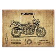 Kovový plagát Honda Hornet Gift L