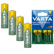 4X VÝKONNÉ NABÍJACIE BATÉRIE 2100mAh AA PRE LAMPY MYŠ KLÁVESNICA DIAĽKOVÉ