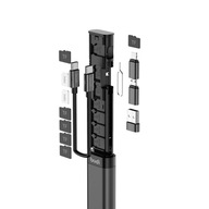 MULTIFUNKČNÝ USB ADAPTÉR USB-C MIKRO OSVETLENIE ORGANIZÁTOR BUDI STOJAN