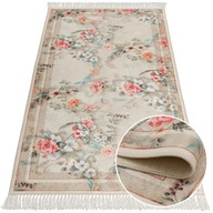 Koberec LOFT pekný koberec 120x170 Flowers Beige