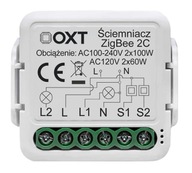 OXT Mini Dimmer Module 2 Circuit Inteligentné osvetlenie ZigBee TUYA