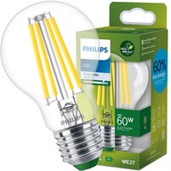 LED žiarovka PHILIPS E27 4W = 60W 4000K FILAMENT Ultra Efficient 840lm A60