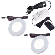 2x kuchynská lampa pod skrinku s očkom LED Stolová doska 2,8W