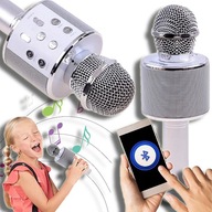 BEZDRÔTOVÝ BLUETOOTH MIKROFÓN S KARAOKE REPRODUKTOROM PRE DETI USB KÁBEL