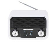 Rádio ADLER AD 1185 FM BT AUX USB Biele