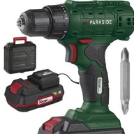 Skrutkovač Parkside 20V + batéria + kufor + príslušenstvo