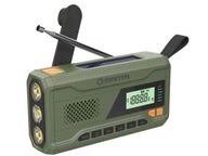 Rádio so solárnym panelom MANTA RDI401G Green