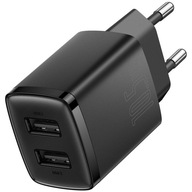 Baseus Compact 2x USB 10,5W nástenná nabíjačka