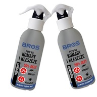 Kliešte proti komárom BROS 2X130ml TROPICAL 50% DEET